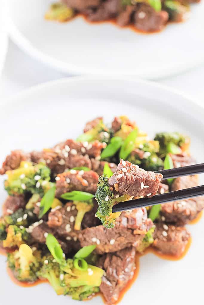 Instant Pot Beef and Broccoli {Whole30 + Paleo + Keto} Finished with Salt