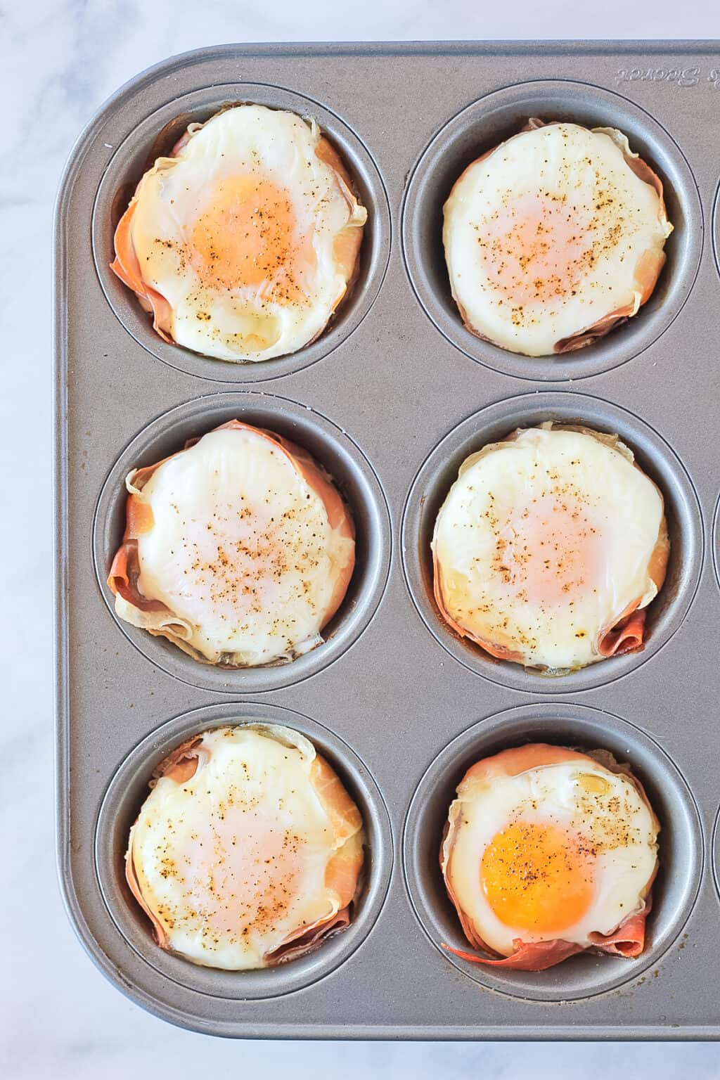 Prosciutto Egg Cups Recipe {Whole30 + Paleo + Keto} Finished with Salt