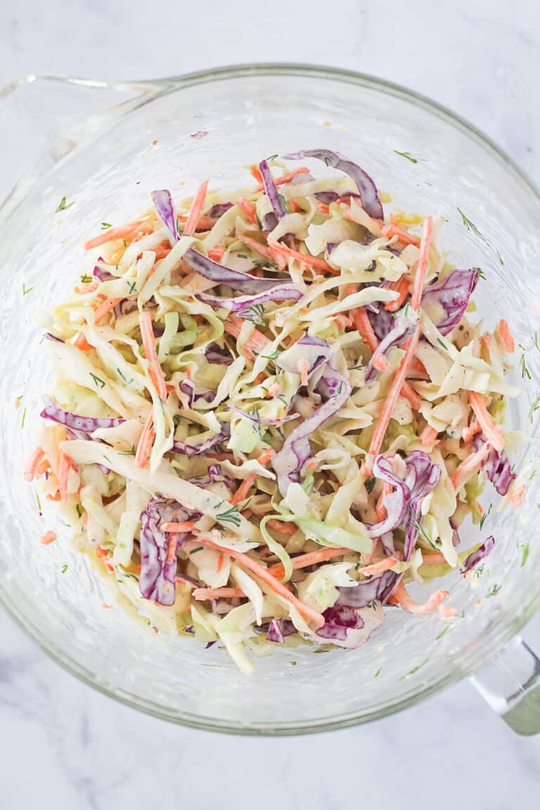 Whole30 Coleslaw Finished with Salt