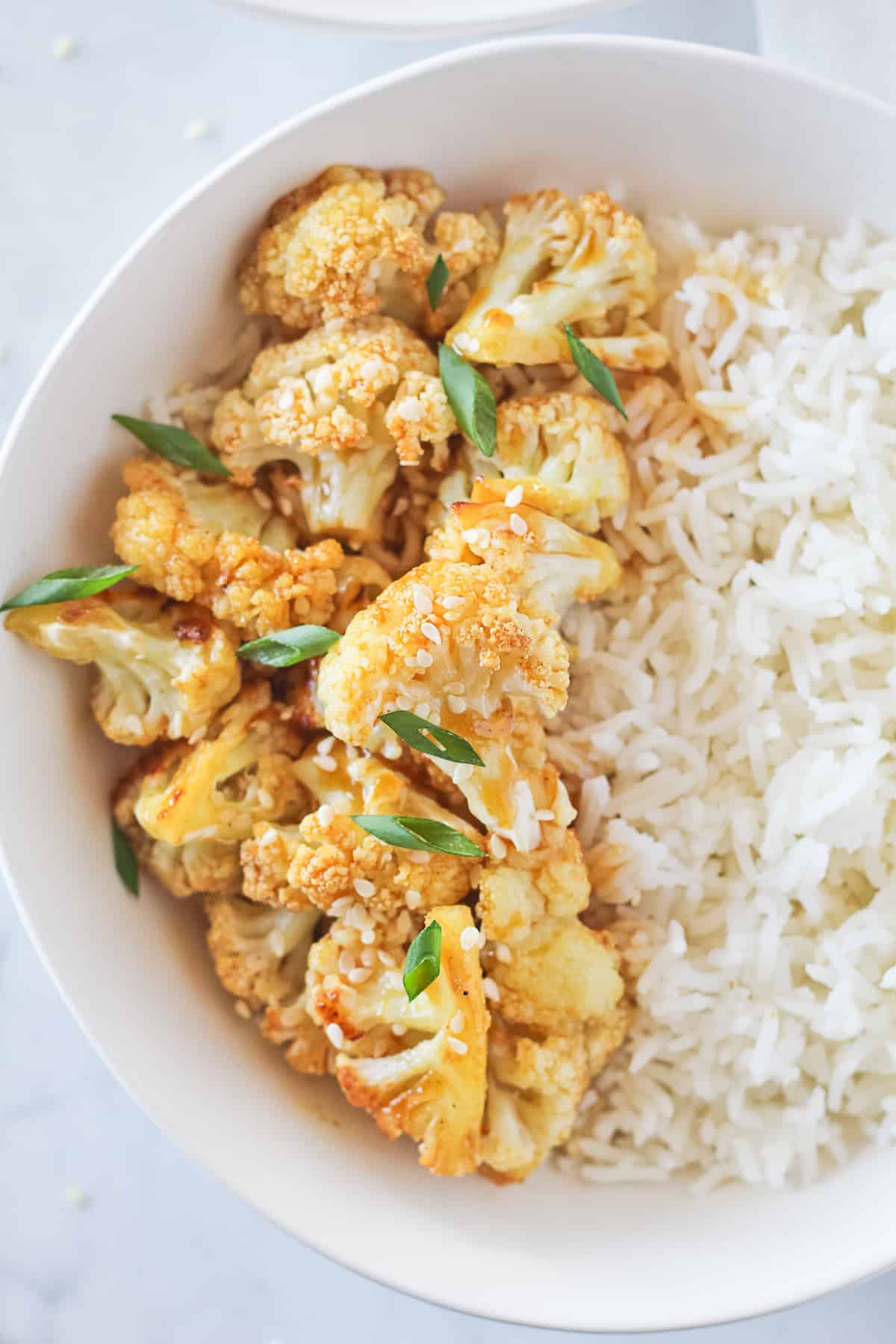  Vegan Orange Chicken Finished with Salt